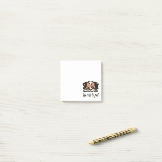 Post-it® Trop mignon pour échouer (Sur un bureau)