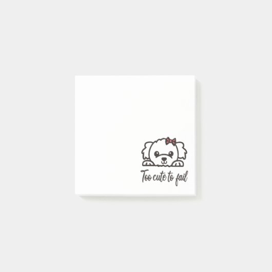 Post-it® Trop mignon pour échouer(4) (Devant)