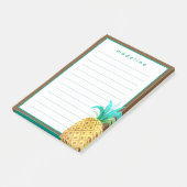 Post-it® Tropical | Aquarelle Ananas (Incliné)