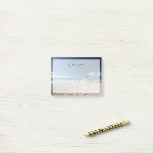 Post-it® Tropical Beaches | Sandy Beach, Anguilla (Sur un bureau)
