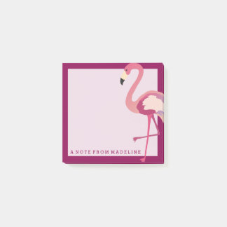 Post-it® Tropical | Flamant rose aquarelle