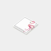 Post-it® Tropical | Flamant rose aquarelle (Incliné)
