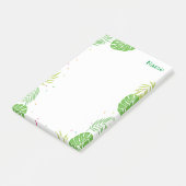Post-it® Tropical Leaf Post it Notes Papeterie (Incliné)