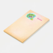 Post-it® Tropical lizard with Flowers (Incliné)