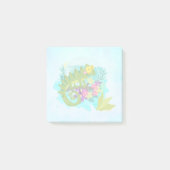 Post-it® Tropical lizard with Flowers (Devant)