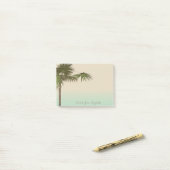 Post-it® Tropical, Palmier, Personnalisé (Sur un bureau)