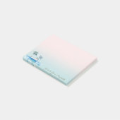 Post-it® Tropical, Palmiers, Océan (Incliné)