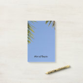 Post-it® Tropics Palm Fronds Blue Sky (Sur un bureau)