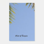 Post-it® Tropics Palm Fronds Blue Sky (Devant)