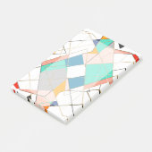 Post-it® Trucs géométriques Abstraits dorés modernes (Incliné)