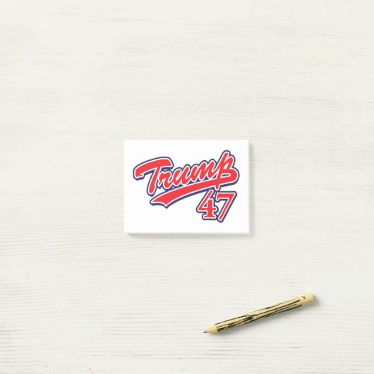 Post-it® Trump-47 (Sur un bureau)