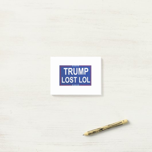 Post-it® Trump a perdu Lol (Sur un bureau)