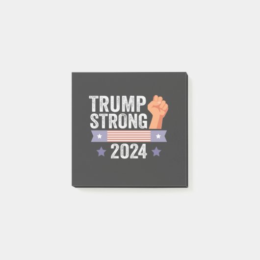 Post-it® Trump Strong 2024 American Patriotic Election Gift (Devant)