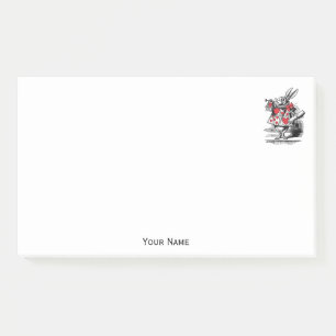 Post-it® Trumpeter Alice de la Cour du lapin blanc au pays