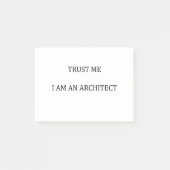 Post-it® Trust me I am an Architect (Devant)
