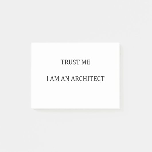 Post-it® Trust me I am an Architect (Devant)
