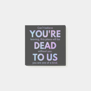Post-it® Tu es mort pour nous ! - R.I.P. Traitor ! : Cowork