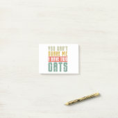 Post-it® Tu ne me fais pas peur, j'ai deux chats (Sur un bureau)
