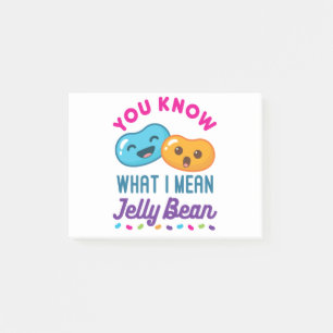 Post-it® Tu Sais Ce Que Je Veux Dire, Jelly Bean Kawaii Can