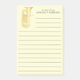 Post-it® Tuba Musician Band Teacher Post-it Notes