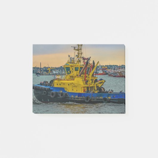 Post-it® Tugboat sailing at river, montevideo, uruguay (Devant)