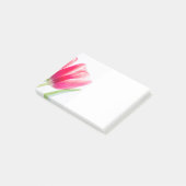 Post-it® Tulipe rose à la feuille verte (Incliné)