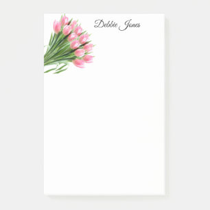 Post-it® Tulipes rose post-it-notes