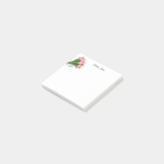 Post-it® Tulipes rose post-it-notes (Incliné)
