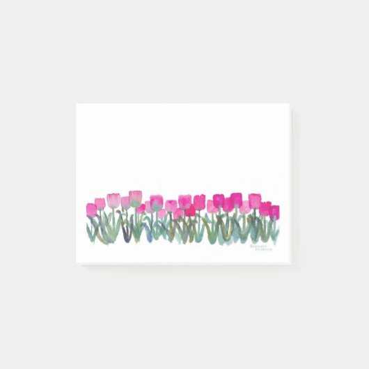 Post-it® Tulipes roses (Devant)