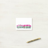 Post-it® Tulipes roses (Sur un bureau)