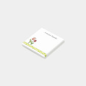 Post-it® Tulipes rouges et roses Personnalisées 3 x 3 (Incliné)