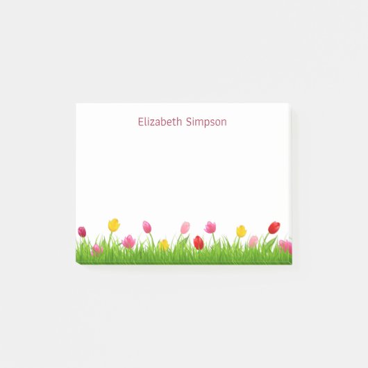 Post-it® Tulips Post-it Notes (Devant)