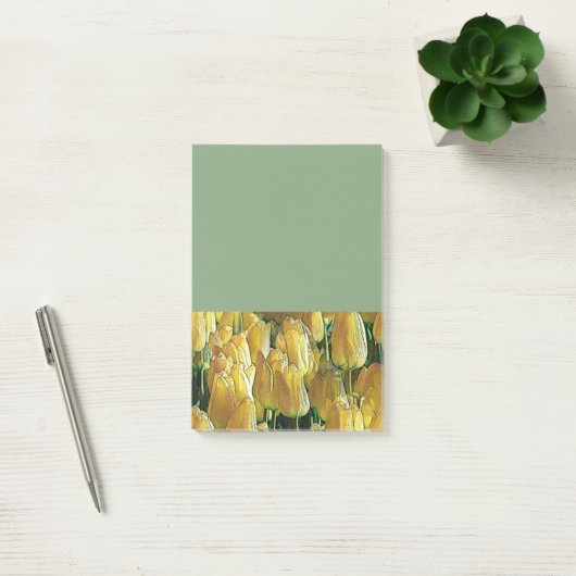 Post-it® Tulips Sunshine Yellow (Bureau)