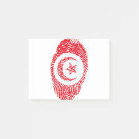 Tunisie Drapeau Empreinte Pays Fierté