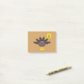 Post-it® Turkey Time Thanksgiving Post it note Pad (Sur un bureau)