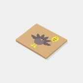 Post-it® Turkey Time Thanksgiving Post it note Pad (Incliné)