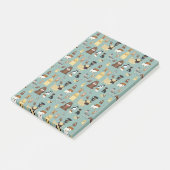 Post-it® turqouise backgrogs dogs (Incliné)