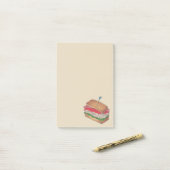 Post-it® Turquie Club Sandwich Restaurant Diner Gastronomie (Sur un bureau)