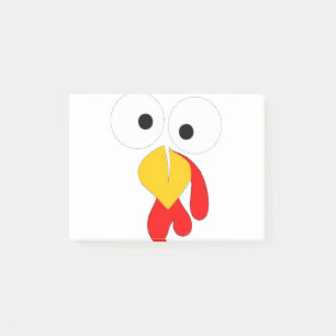 Post-it® Turquie face à face : Thanksgiving amusant