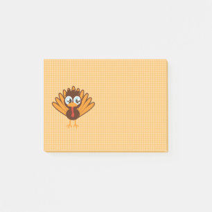 Post-it® Turquie mignonne Thanksgiving
