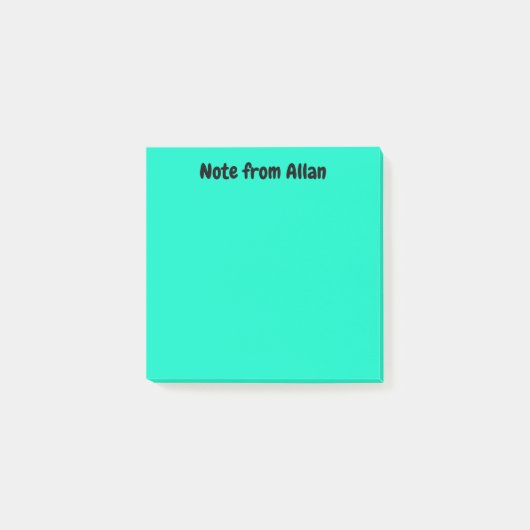 Post-it® Turquoise (Devant)