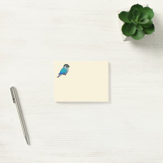 Post-it® Turquoise Conure Vert-cheeked (Bureau)