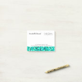 Post-it® Turquoise Élégant Moderne Simple Entreprise (Sur un bureau)