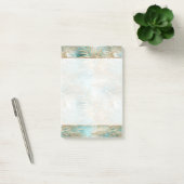 Post-it® Turquoise Glam Gold White Feuilles tropicaux (Bureau)