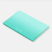 Post-it® turquoise lumière fraîche niveaux gradués (Incliné)