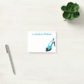 Post-it® Turquoise mignonne de chaussure de talon haut (Bureau)
