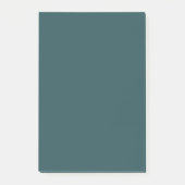 Post-it® Turquoise noir solide (Devant)