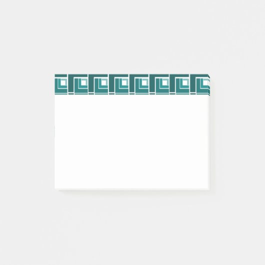 Post-it® Turquoise Topsy Turvy (Devant)