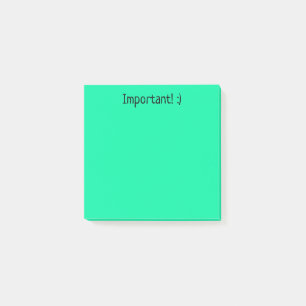 Post-it® Turquoise/Vert