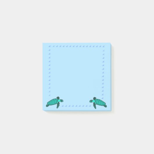 Post-it® Turtles Post it Notes (Devant)
